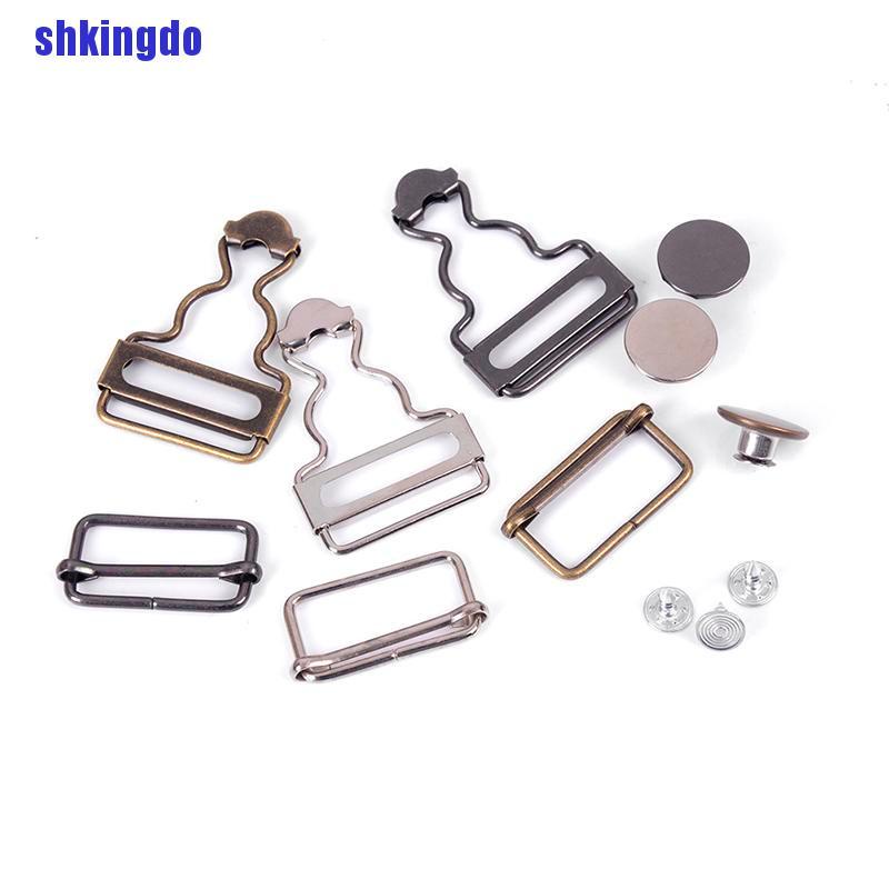 1 Bộ nút kim loại nút cài cho quần yếm denim