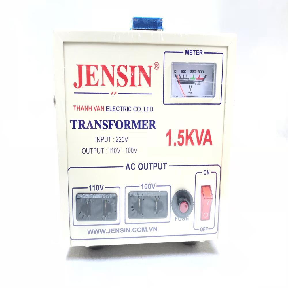 Biến áp chuyển điện 220V sang 110V 1.5KVA Jesin - Điện Việt
