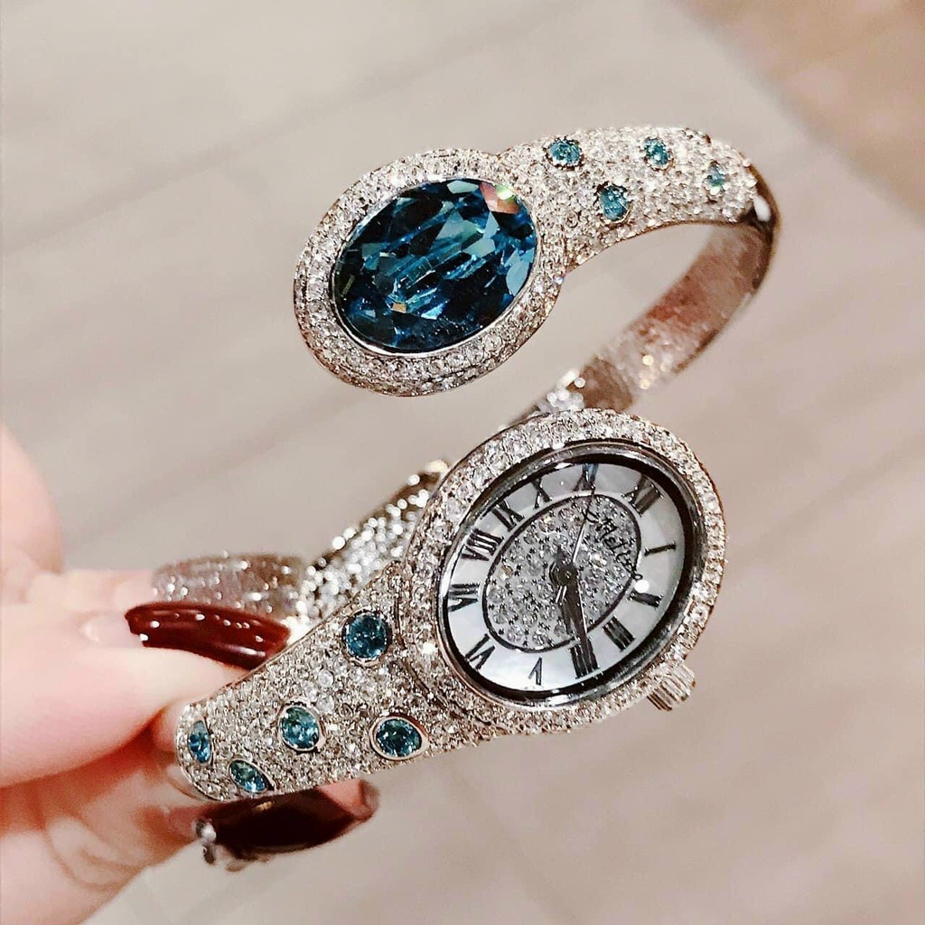 Đồng hồ đeo tay nữ, đồng hồ nữ chính hãng MELISSA đính full kim cương nhân tạo Swarovski siêu sang chảnh, cực đẹp cho nữ