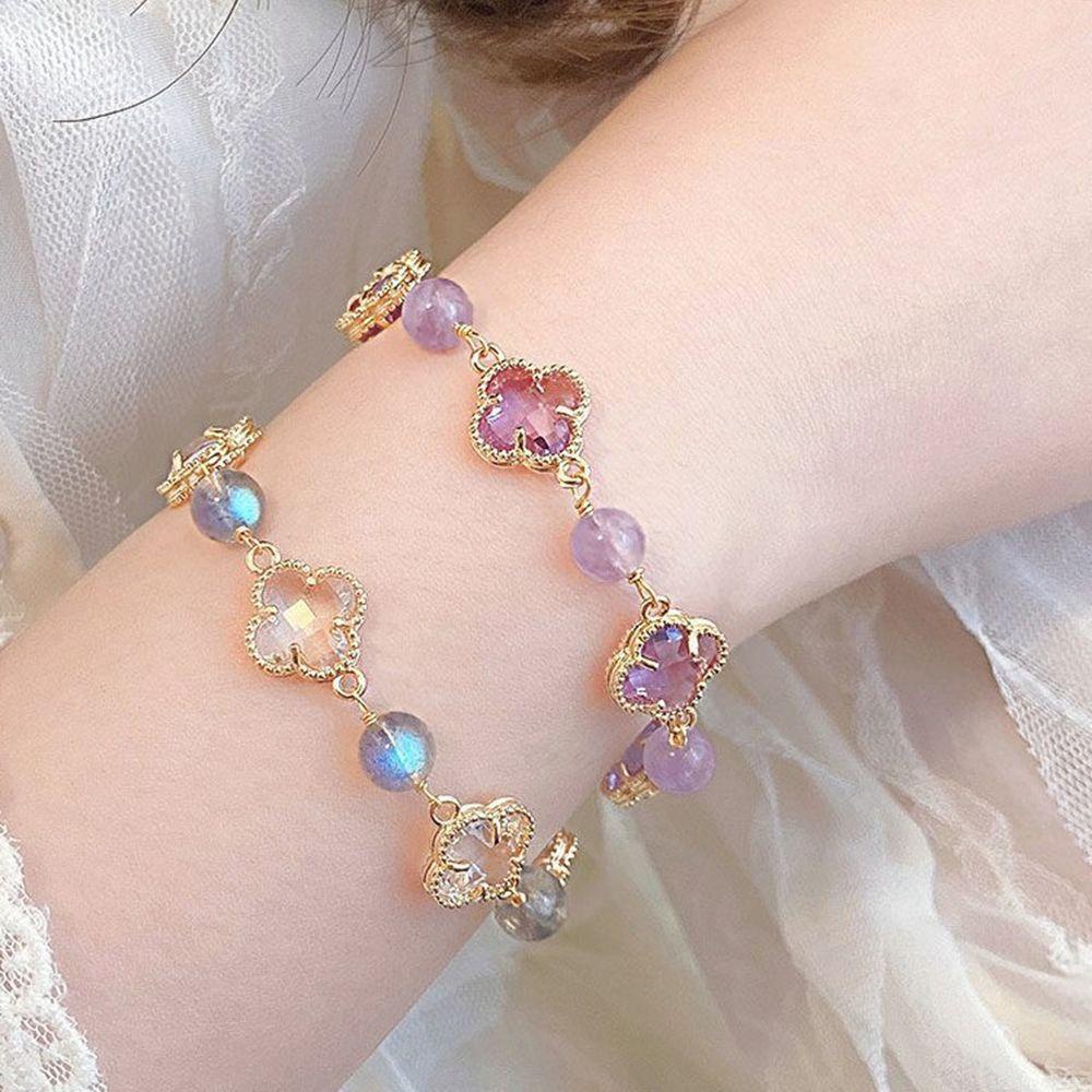Vòng Tay VANES1 Đính Hạt Tròn Sáng Tạo Sang Trọng Cho Nữ