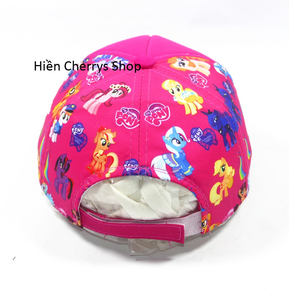 Nón kết nhí con ngựa My Little Pony cho trẻ em - Chất liểu vải Cotton cao cấp tạo cảm giác êm ái cho bé