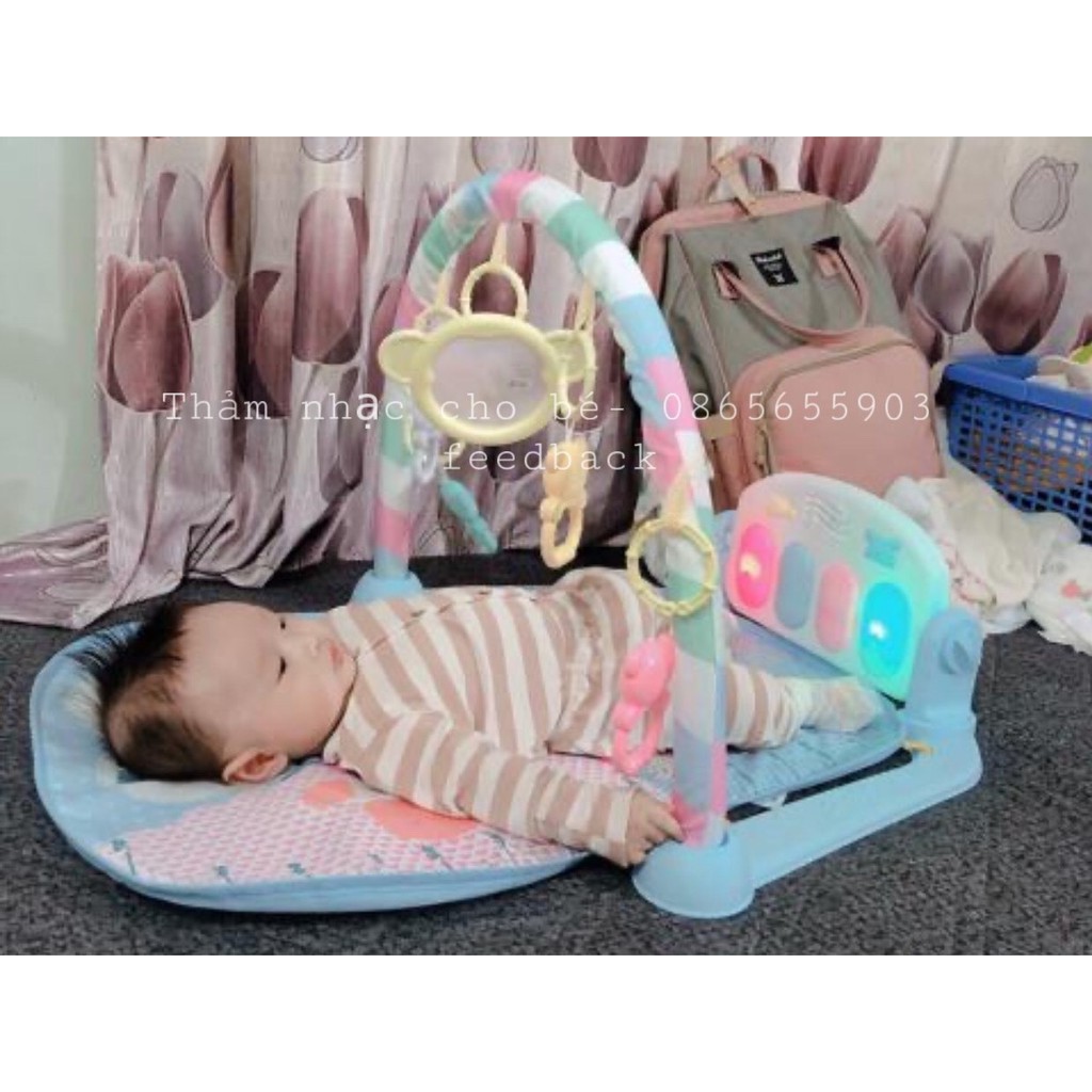 Thú Treo Thảm Đàn Piano hình Hươu Happy chính hãng Fisher Price