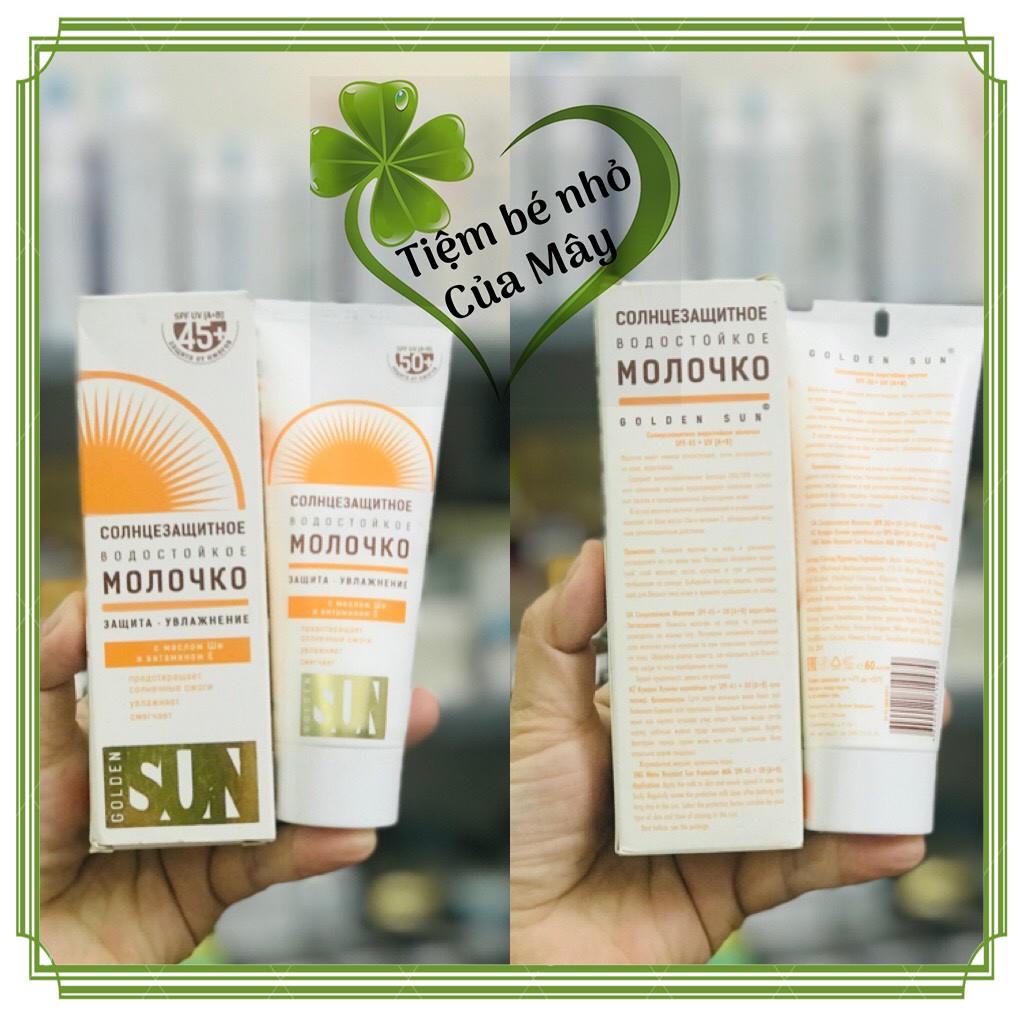 KEM CHỐNG NẮNG TRẮNG DA DÀNH CHO MẶT GOLDEN SUN SPF45+ CỦA NGA
