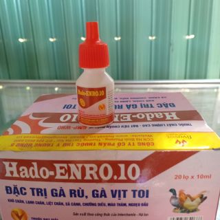 Thuốc thú y - gà rù,gà vịt toi 5lọ 10ml