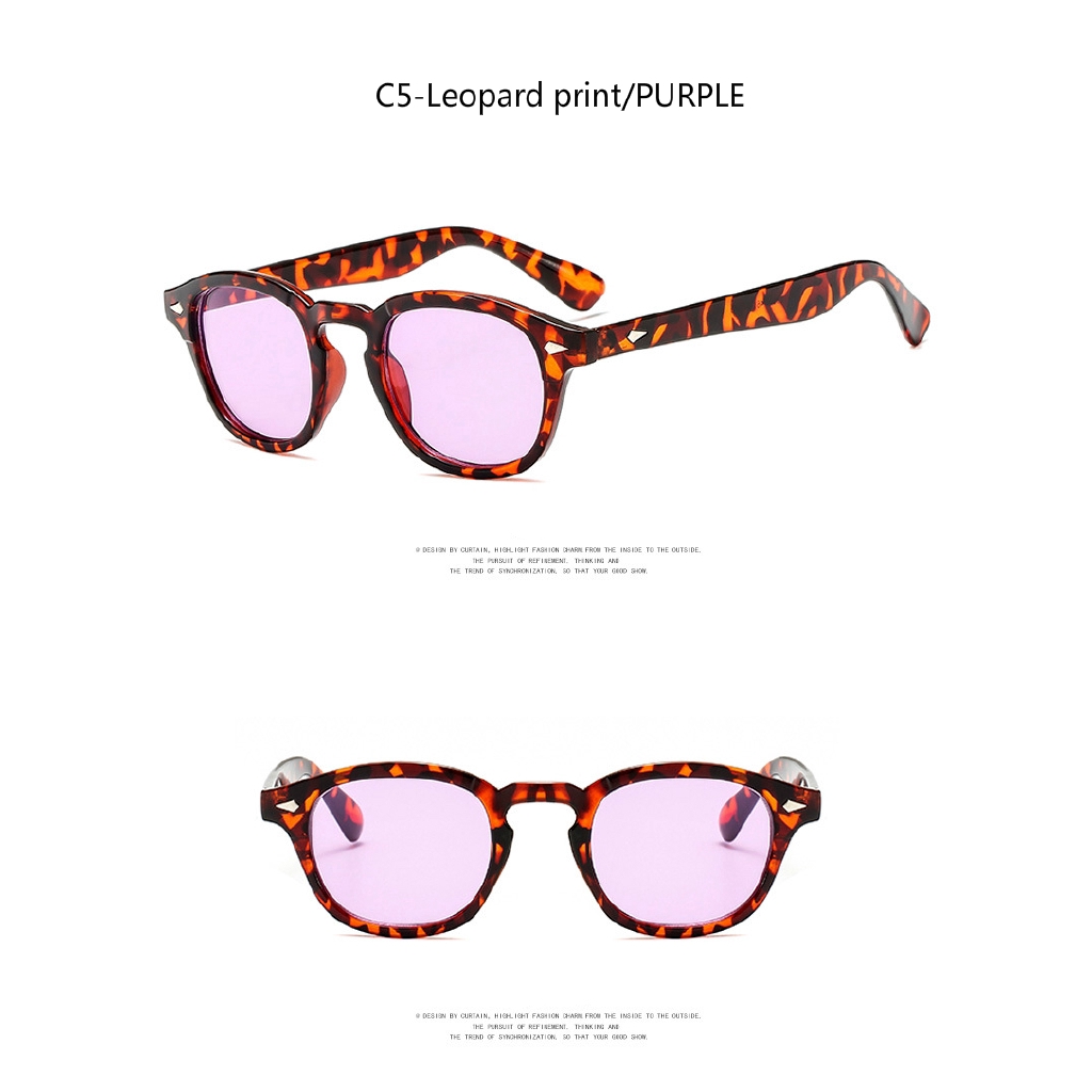 Kính mát bằng kim loại phong cách retro thời trang cho nam và nữ