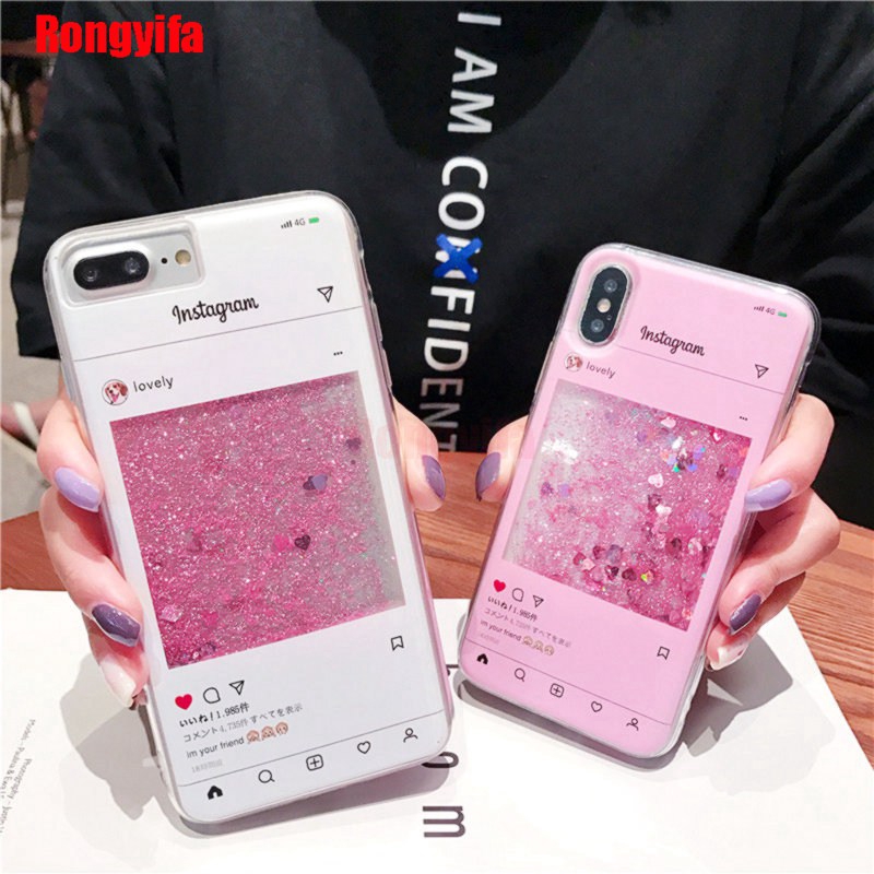 Ốp lưng kim tuyến nước lấp lánh họa tiết xinh xắn cho Iphone SE 2020 5 5s SE 6/7/8/6s/6sp/6p/7p/8p/X/XS/XR/XS MAX