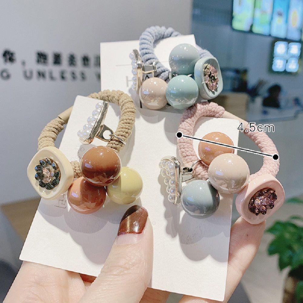 Dây Cột Tóc Đính Hạt Lấp Lánh Dễ Thương Cho Nữ