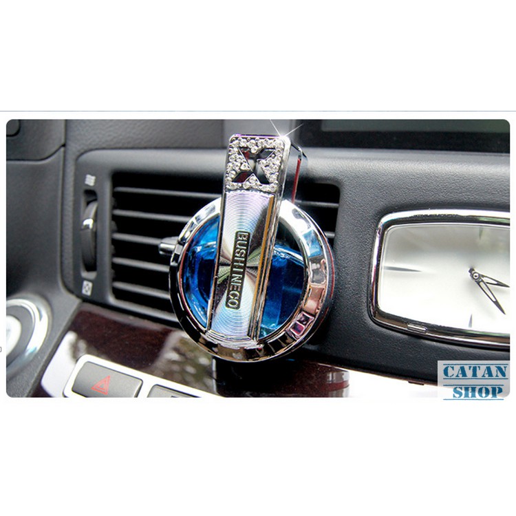 Nước hoa thơm mát cao cấp gắn cài lỗ thông gió khử mùi xe hơi, ôtô chống say xe hình tròn sang trọng_ XTTR | BigBuy360 - bigbuy360.vn