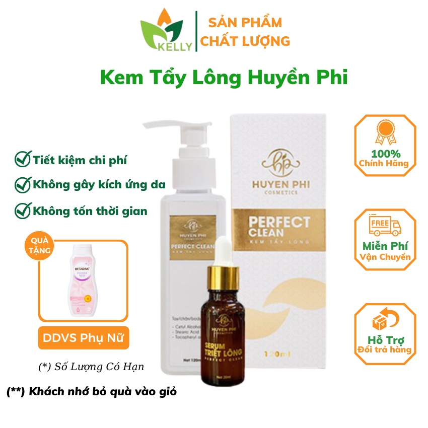 Kem Tẩy Lông Huyền Phi SHP01 Tẩy Lông Nách Vùng Kín Bikini Chân Tay Body,Tặng Serum Triệt Lông Vĩnh Viễn,Hàng Chính Hãng