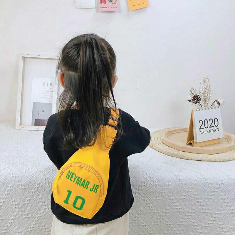 Túi đeo chéo đeo vai chữ số đang yêu cho bé trai bé gái chất vải dù mịn phong cách thời trang cá tính dễ thướng