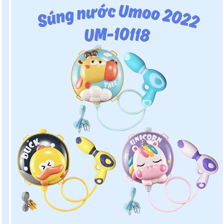 Đồ chơi Balo súng nước Umoo cho bé