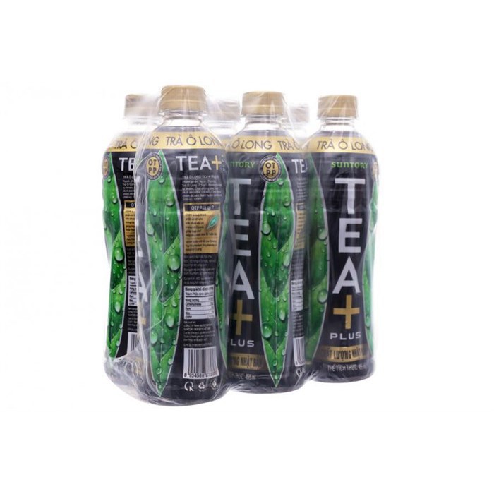 Lốc 6 Chai Trà Olong Tea Plus 455ml*6