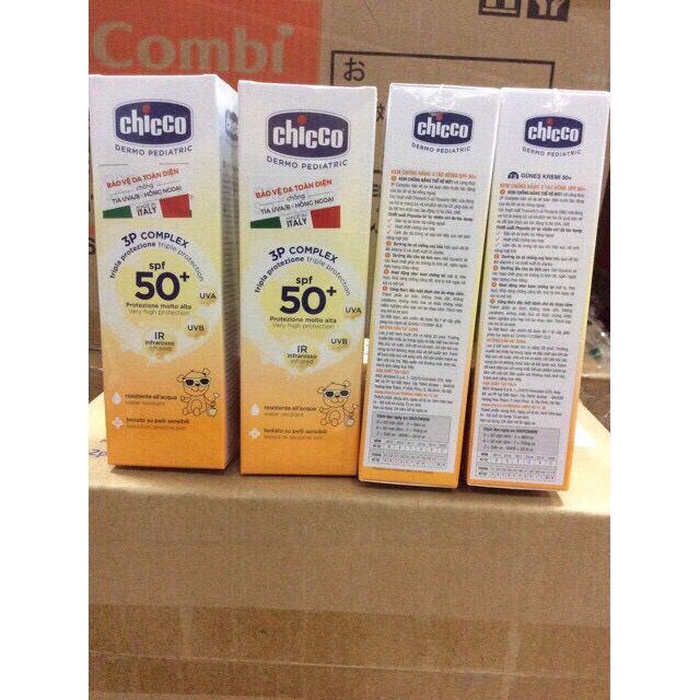 KEM CHỐNG NẮNG 3 TÁC ĐỘNG SPF 50+ CHICCO