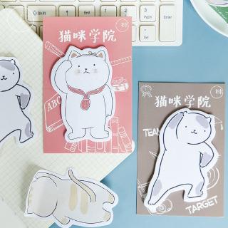 Giấy ghi chú hình chú mèo phong cách độc đáo và sáng tạo