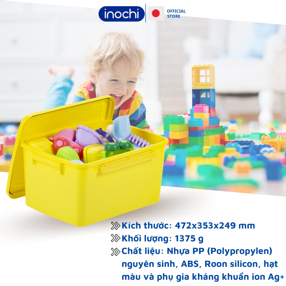 Thùng nhựa đựng đồ chơi cho bé đa năng Notoro inochi 18L 30L