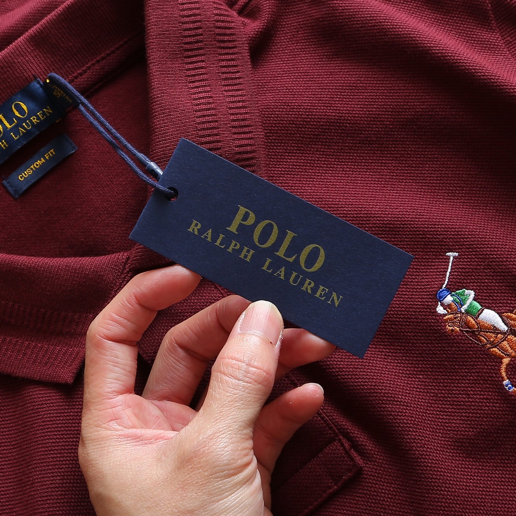 Áo Thun Nam POLO RALPH LAUREN LOGO THÊU hàng xuất khẩu vnxk cực xịn - trơn không viền cổ cao cấp DV 5 màu RL21
