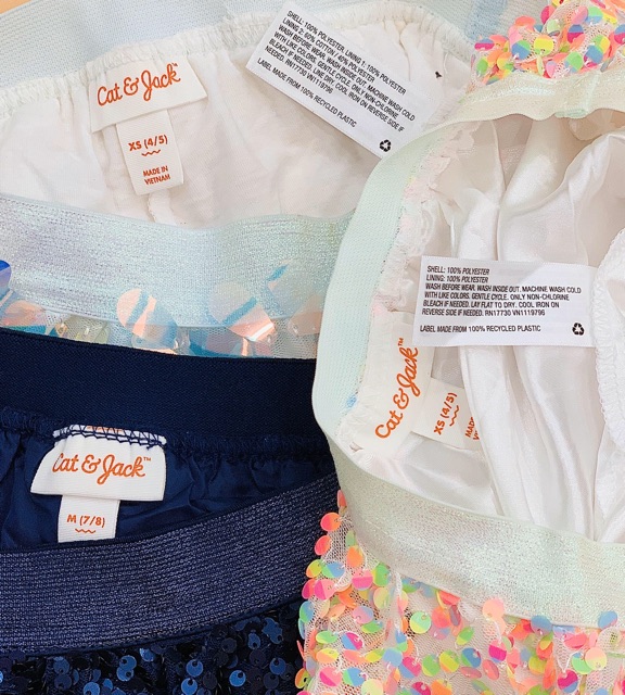 Chân váy Cat&Jack kết kim sa 4/5-14/16T