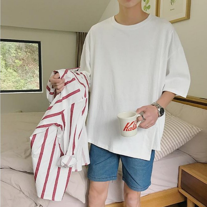 Áo Phông/Thun Tay Lỡ Nam Nữ Leafa Form Dáng Rộng Outfit Unisex Chất Cotton Bigsize 80Kg AP03