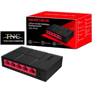 Bộ chia mạng 5 cổng gigabit mercusys ms105g 1000mbps hàng chính hãng