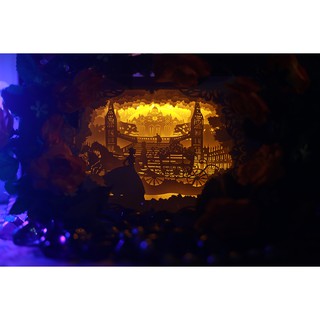 Đèn trang trí 3D - Dream box - Lọ Lem