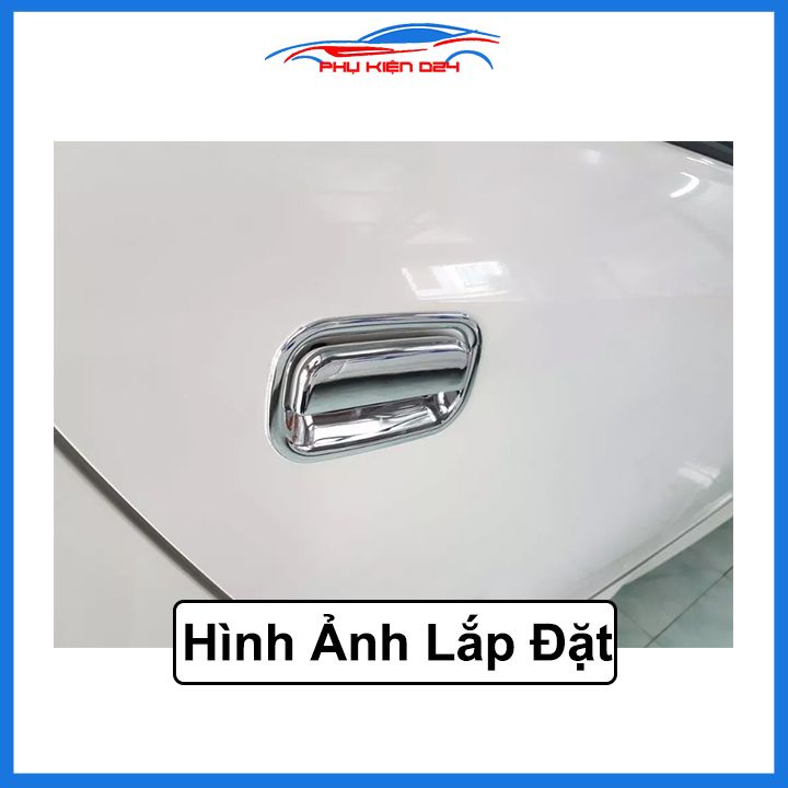 Ốp tay hõm mạ crom Toyota Wigo 2018-2023 sáng bóng chống trầy bảo vệ cửa xe ô tô