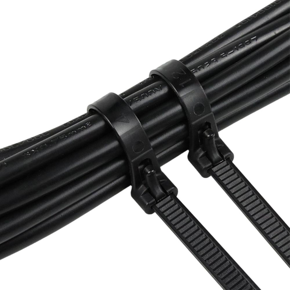 Túi dây rút tự khóa Pison màu đen trắng - 01 bộ