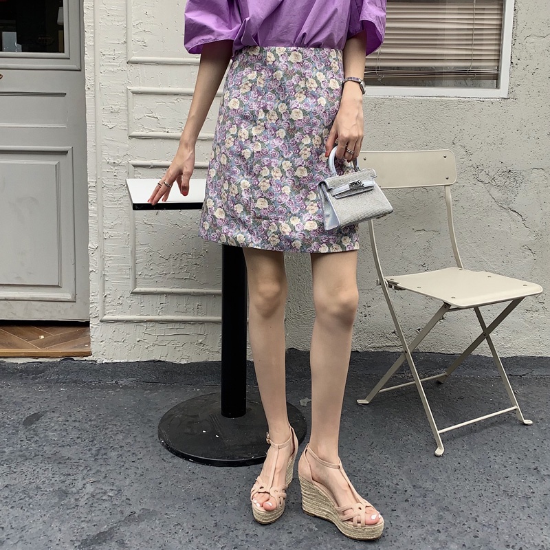 Giày Sandal Cao Gót Đế Xuồng Bằng Dây Rơm Bện Phong Cách Âu Mỹ 2022