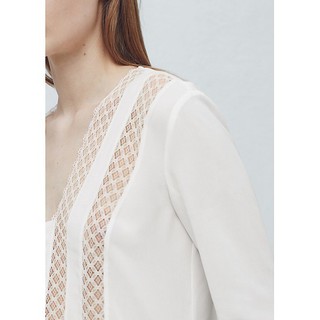 Áo Sơ Mi Tay Dài Nữ Cổ V-Neck (Trả order)