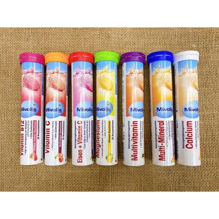 Viên sủi Mivolis- Đức- 20 viên- Vitamin C- tổng hợp
