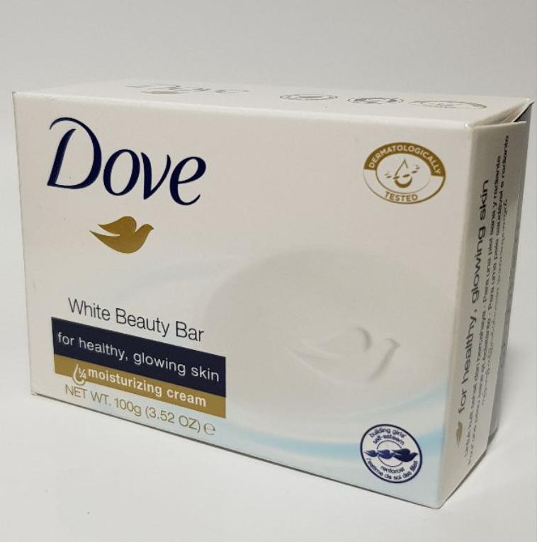 Dove (Hàng Mới Về) Set 100 Xà Phòng Màu Hồng Và Trắng Làm Sạch Da