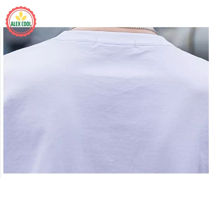 Áo thun nam, áo phông nam tay ngắn cổ tròn chất thun cotton co giãn 4 chiều hình N alex cool | WebRaoVat - webraovat.net.vn