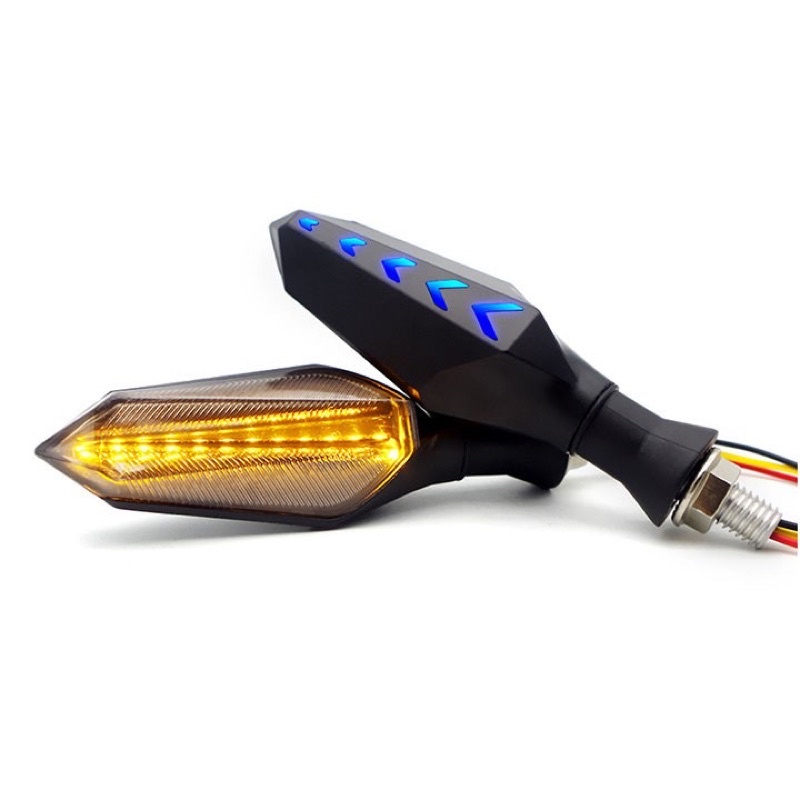 Xi nhan L17 2 mặt led gắn xe máy ( giá 1 đôi)