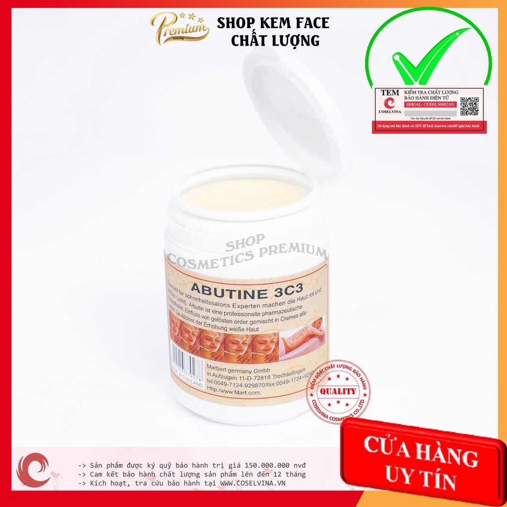 Kem Body kích trắng Abutine 3C3 kích hoạt bảo hành