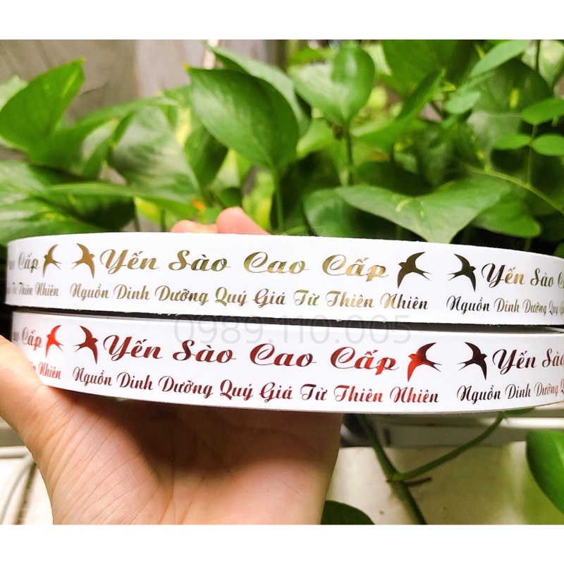 BĂNG KEO YẾN SÀO CAO CẤP ÉP KIM SANG TRỌNG