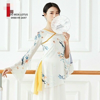 OD - Áo lưới hoa xẻ tay múa cổ trang Trung Quốc <A123> Đồ Múa Lotus