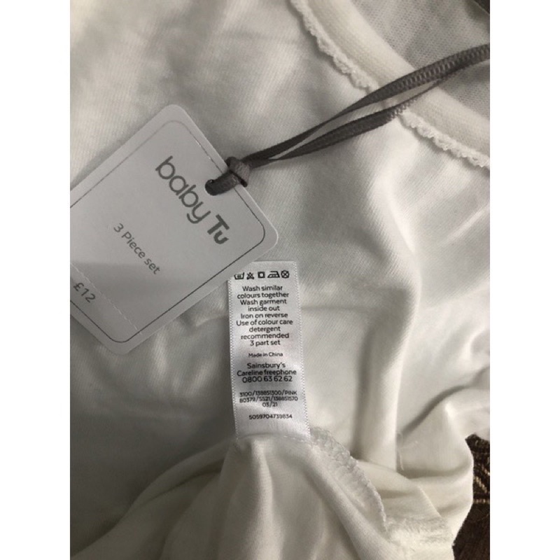 Bodysuit bé gái hãng Tu