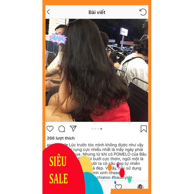 Tinh Dầu Bưởi Pomelospray( Baukrysie) Tặng kèm vòi xịt và kẹp càng cua+thun buộc tóc siêu xinh | BigBuy360 - bigbuy360.vn