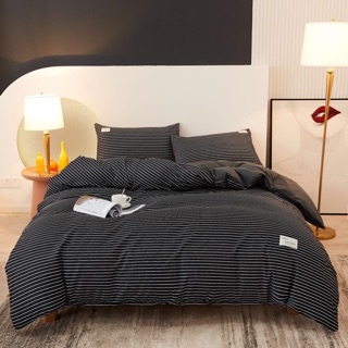 Bộ chăn ga TICI COTTON KẺ
