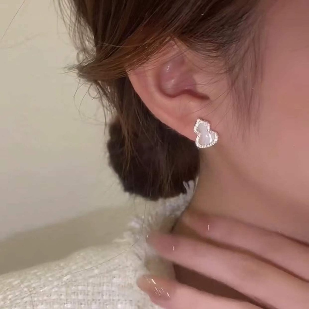 Bông Tai Nhỏ Hình Hồ Lô Phong Cách Hàn Quốc Cổ Điển Thời Trang Cho Nữ