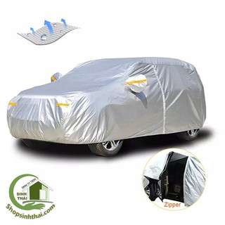 Bạt phủ xe hơi 4 chỗ - áo trùm ô tô cao cấp che mưa nắng