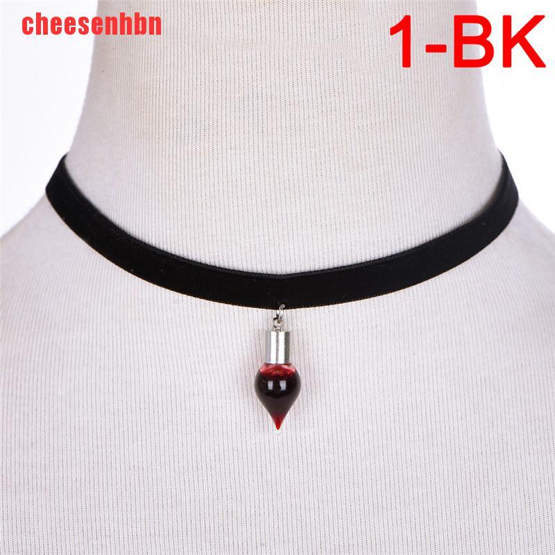 [cheesenhbn]New Choker Blood Bottle Necklace Plasma True Love Bottle Hot 1pcs Gothic Vampire