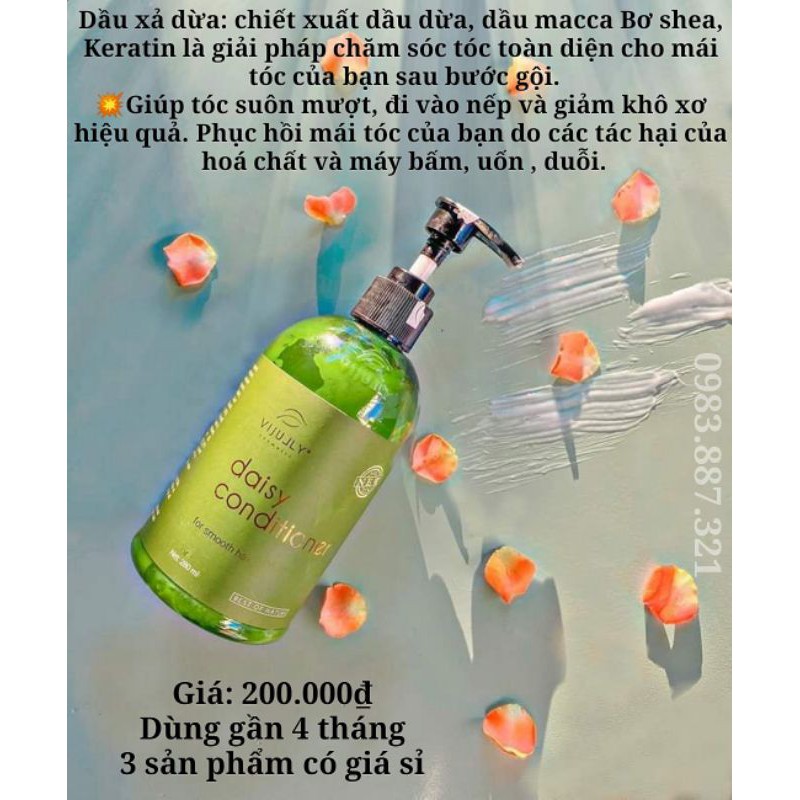 [HẾT SƠ RỐI - CHẺ NGỌN 100%] DẦU XẢ DỪA PHỤC HỒI HƯ TỔN VI JULLY | BigBuy360 - bigbuy360.vn