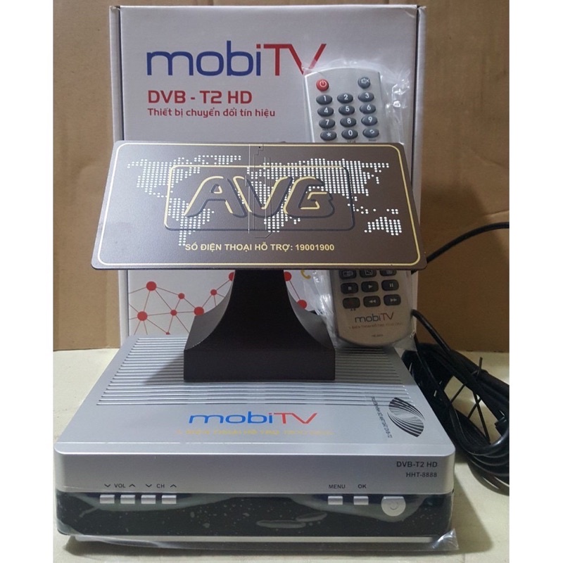 Bộ đầu thu DVB T2 mobiTV + anten ngoài trời +15m dây cáp - Xem kênh truyền hình với 99 kênh truyền hình