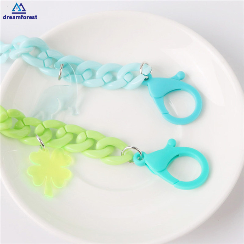 DF (Hàng Mới Về) Dây Đeo Khẩu Trang Hình Lá Chất Liệu Acrylic Tiện Dụng | BigBuy360 - bigbuy360.vn