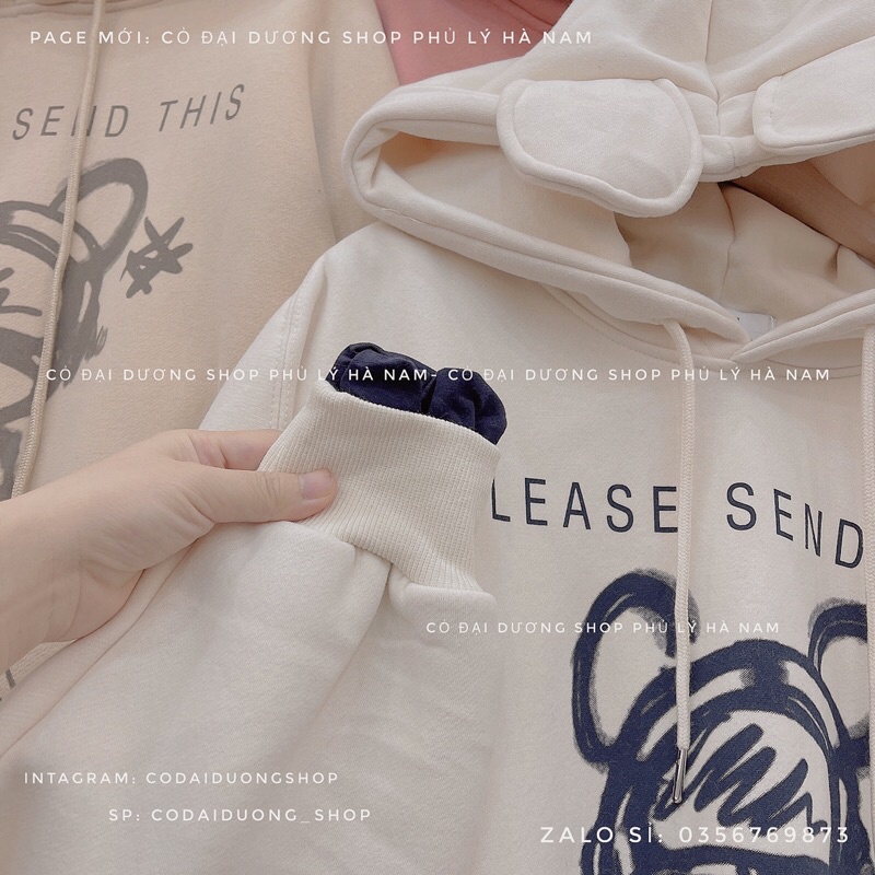 áo nỉ hoodie tai chuột | BigBuy360 - bigbuy360.vn