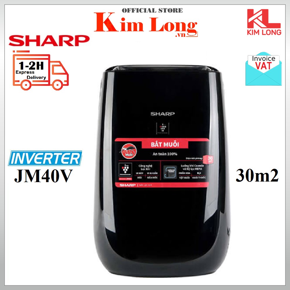 Máy lọc không khí bắt muỗi Sharp FPJM40VB Inverter 30m² Bảo hành 12 Tháng