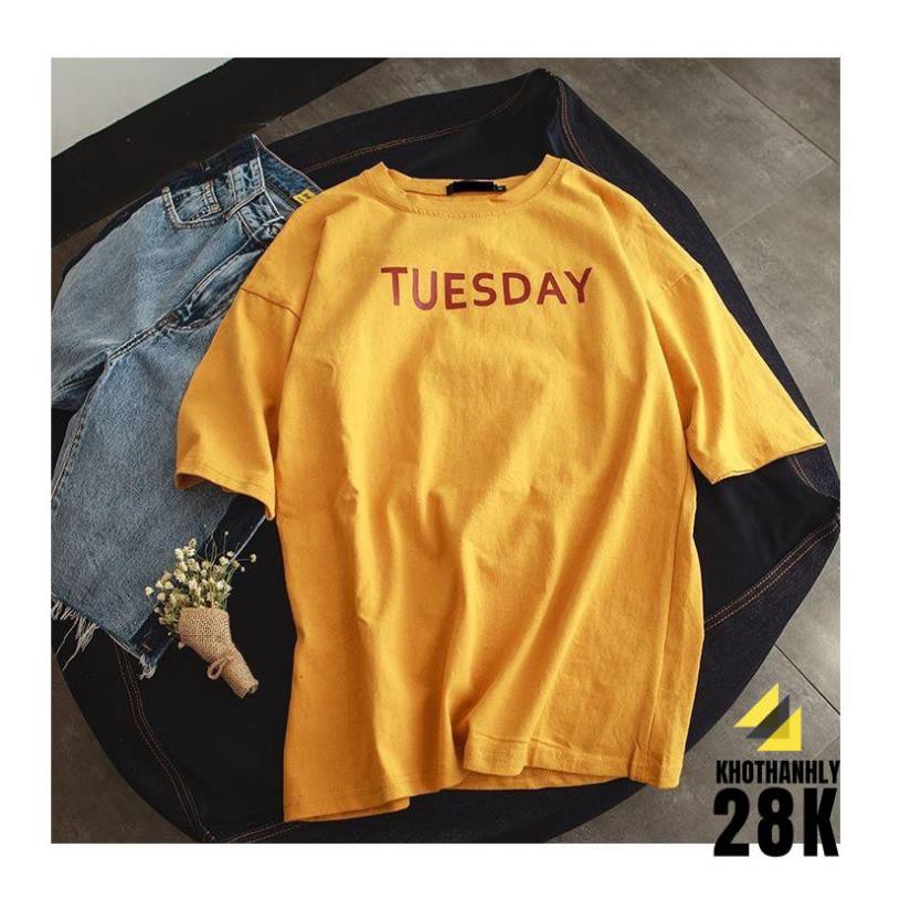 [Chuyên sỉ] ÁO THUN UNISEX HÀN QUỐC SLOGAN ''HÔM NAY LÀ THỨ MẤY'' ? | BigBuy360 - bigbuy360.vn