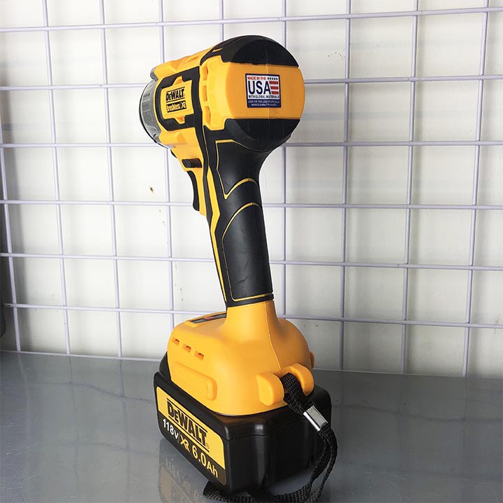 [FreeShip] Máy Siết Bulong dùng Pin Dewalt 118V 100% Lõi Đồng, TẶNG ĐẦU KHẨU VÀ ĐẦU CHUYỂN VÍT, Máy Bắn Vít, Pin 10 Cell