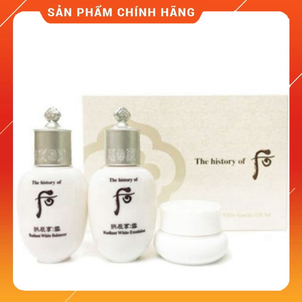 Set Dưỡng Da WHOO Dưỡng Trắng và Mờ Thâm Sạm (3 sản phẩm)