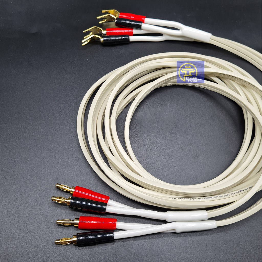 Cặp dây loa Monster XP 2 lõi*1.5mm đồng nguyên chất Jack bắp chuối và càng cua